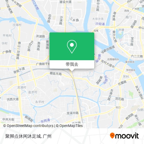聚脚点休闲沐足城地图