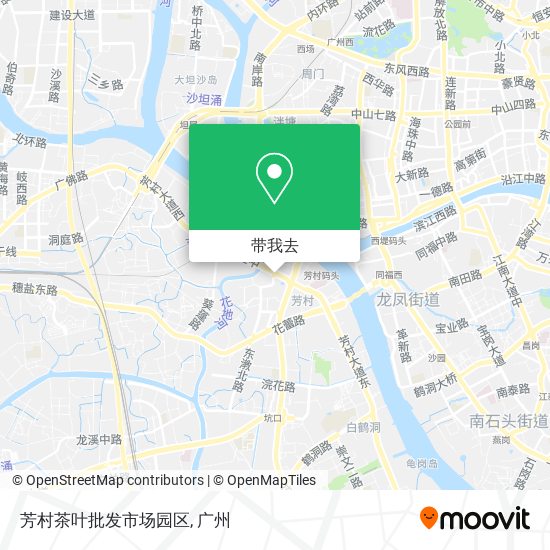 芳村茶叶批发市场园区地图