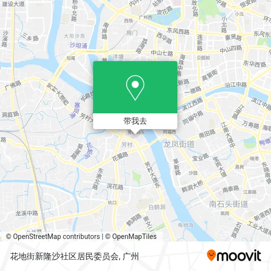 花地街新隆沙社区居民委员会地图