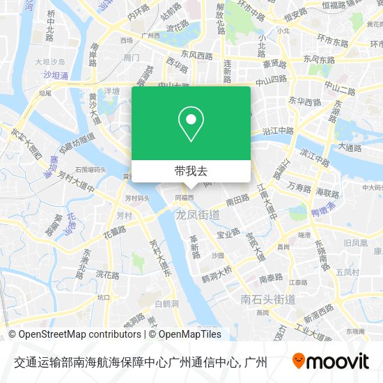 交通运输部南海航海保障中心广州通信中心地图