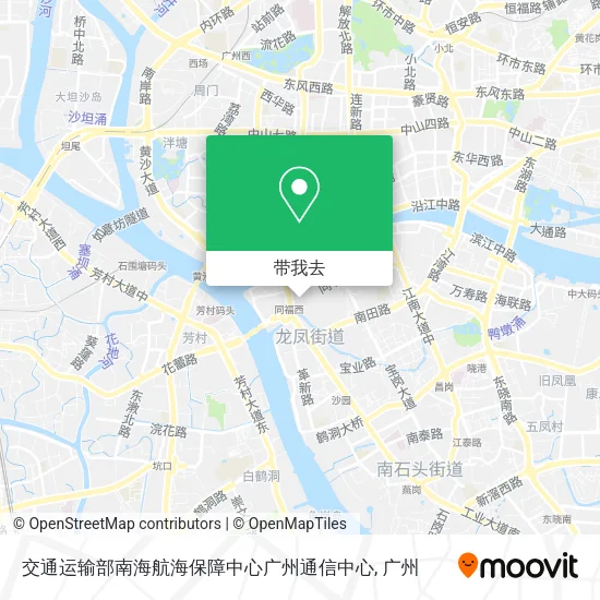 交通运输部南海航海保障中心广州通信中心地图