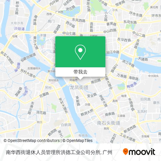 南华西街退休人员管理所洪德工业公司分所地图