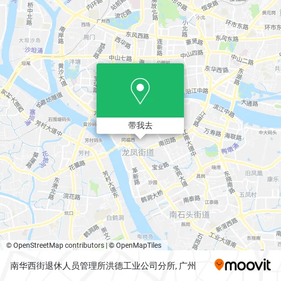 南华西街退休人员管理所洪德工业公司分所地图
