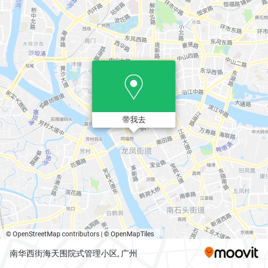 南华西街海天围院式管理小区地图
