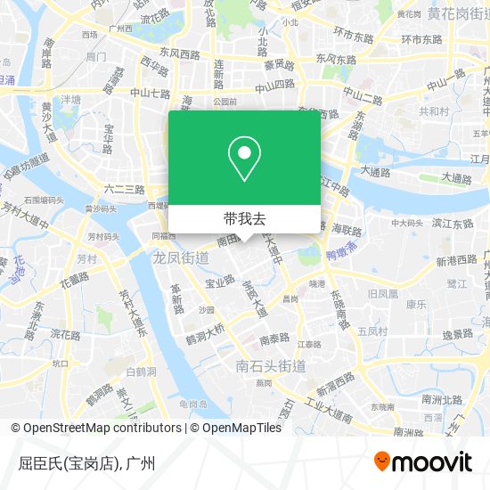 屈臣氏(宝岗店)地图