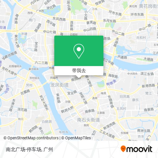 南北广场-停车场地图