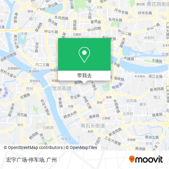 宏宇广场-停车场地图