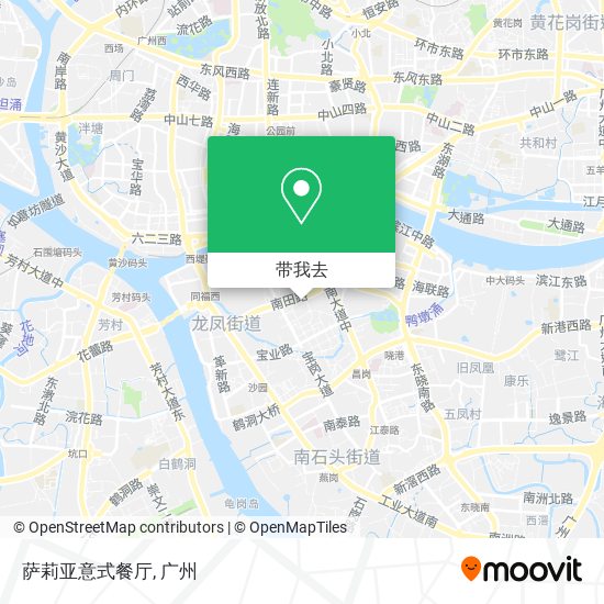萨莉亚意式餐厅地图