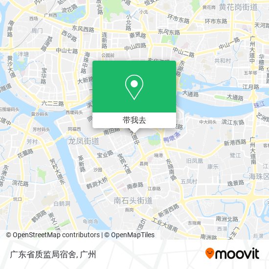 广东省质监局宿舍地图