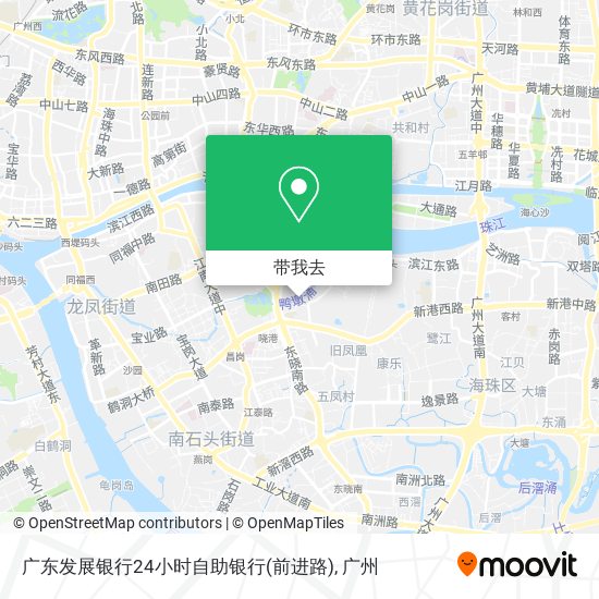 广东发展银行24小时自助银行(前进路)地图