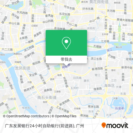 广东发展银行24小时自助银行(前进路)地图