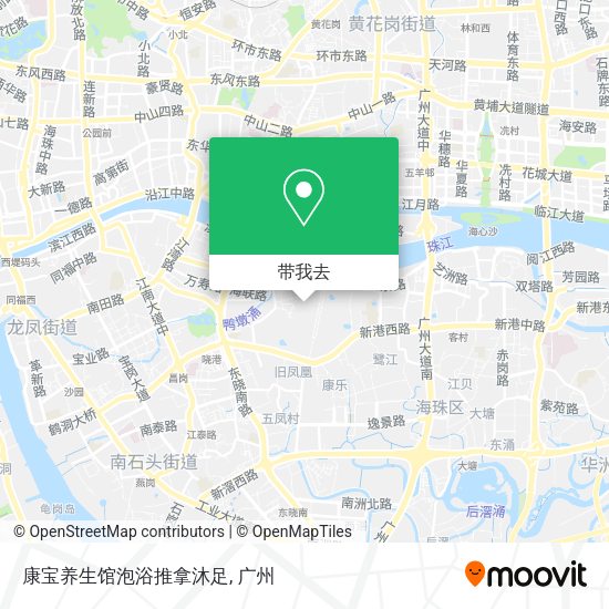 康宝养生馆泡浴推拿沐足地图