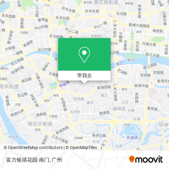 富力银禧花园-南门地图