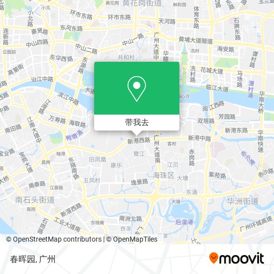 春晖园地图