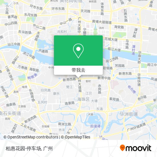 柏惠花园-停车场地图