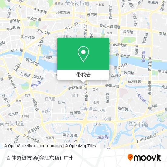 百佳超级市场(滨江东店)地图