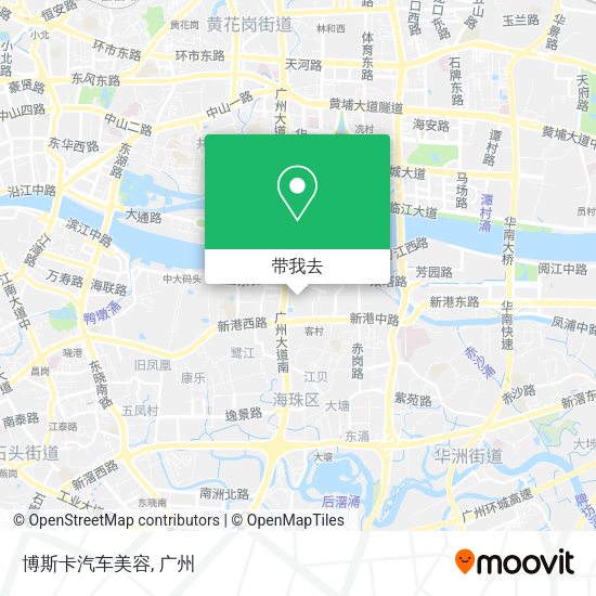 博斯卡汽车美容地图