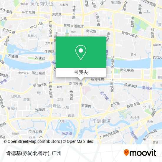 肯德基(赤岗北餐厅)地图