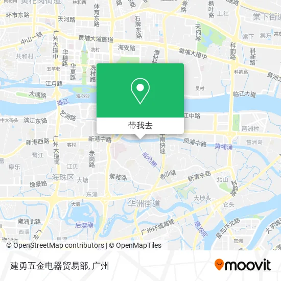 建勇五金电器贸易部地图