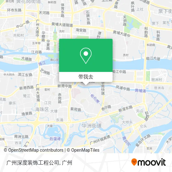 广州深度装饰工程公司地图