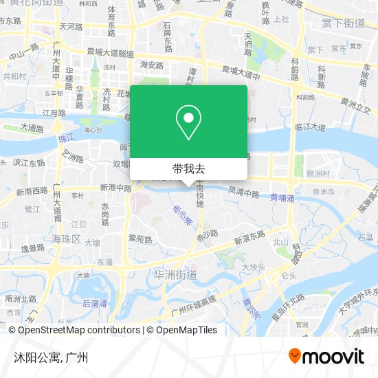 沐阳公寓地图