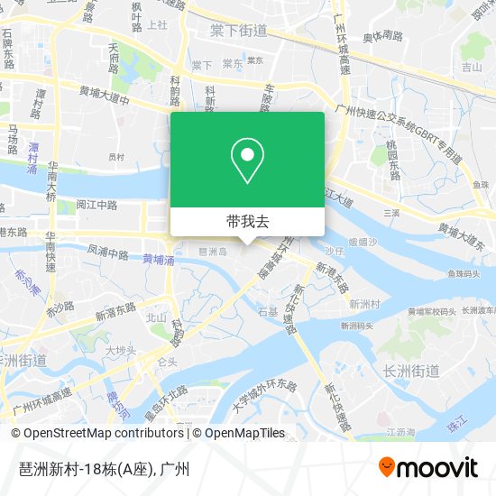 琶洲新村-18栋(A座)地图