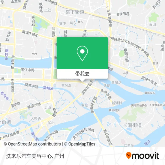 洗来乐汽车美容中心地图