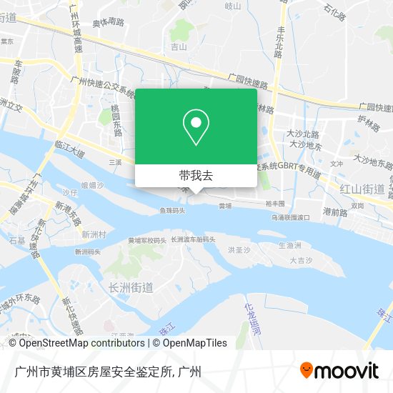 广州市黄埔区房屋安全鉴定所地图
