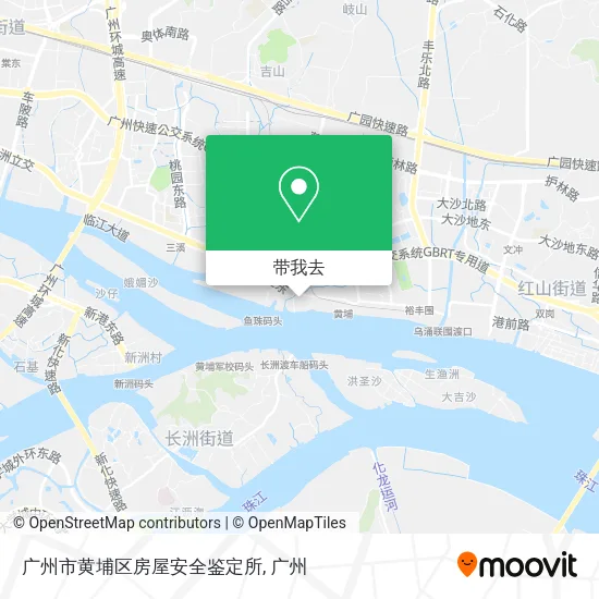 广州市黄埔区房屋安全鉴定所地图