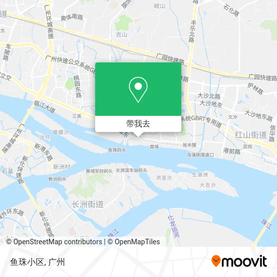 鱼珠小区地图