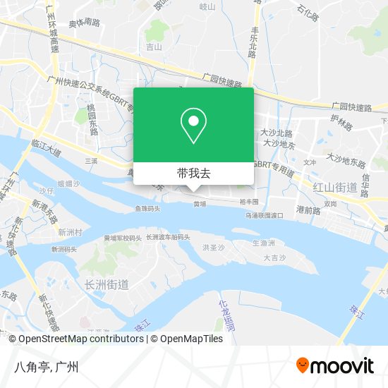 八角亭地图