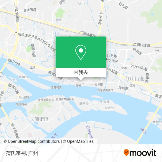 蒲氏宗祠地图