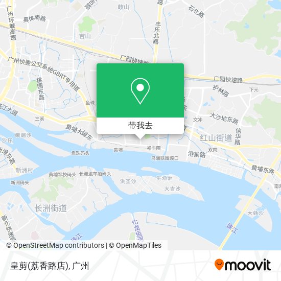 皇剪(荔香路店)地图