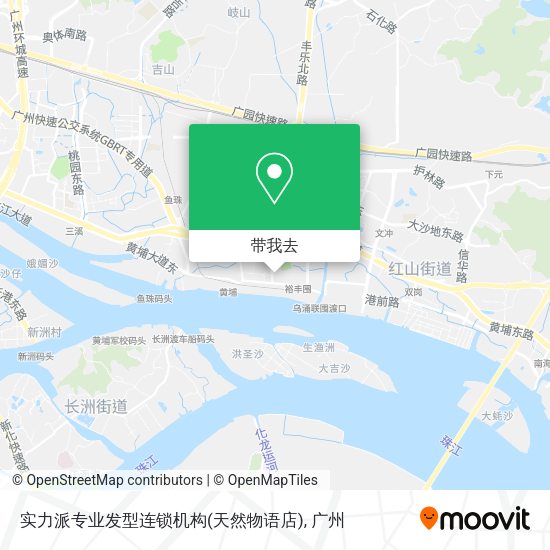 实力派专业发型连锁机构(天然物语店)地图