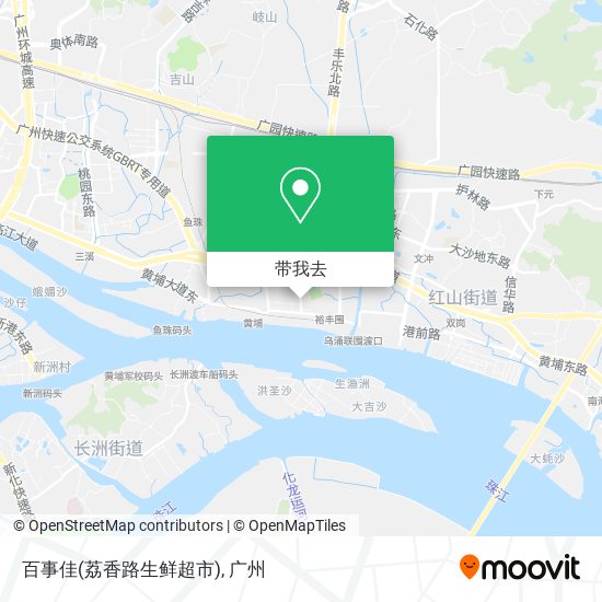 百事佳(荔香路生鲜超市)地图