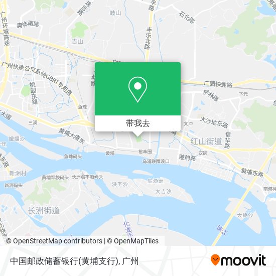 中国邮政储蓄银行(黄埔支行)地图