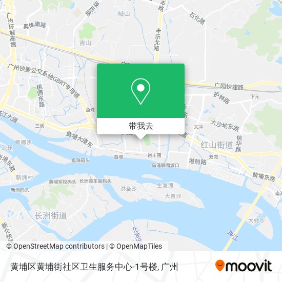 黄埔区黄埔街社区卫生服务中心-1号楼地图