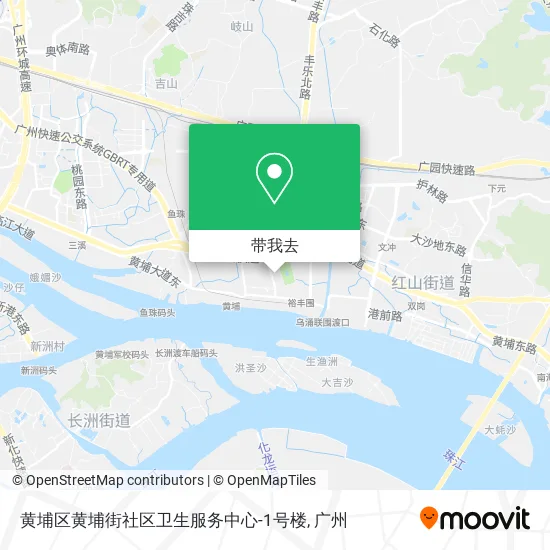 黄埔区黄埔街社区卫生服务中心-1号楼地图