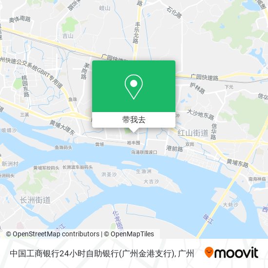 中国工商银行24小时自助银行(广州金港支行)地图