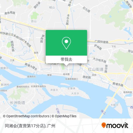 同湘会(直营第17分店)地图