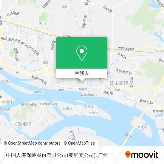 中国人寿保险股份有限公司(黄埔支公司)地图