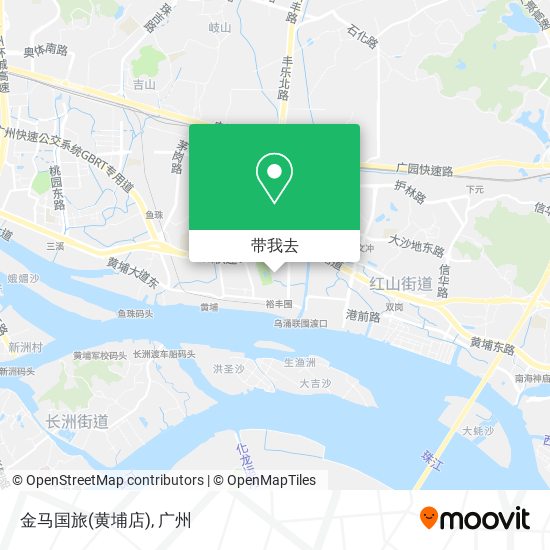金马国旅(黄埔店)地图