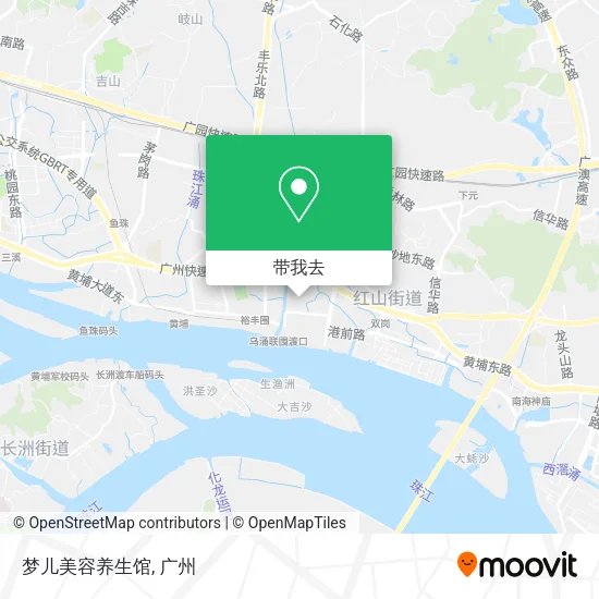 梦儿美容养生馆地图