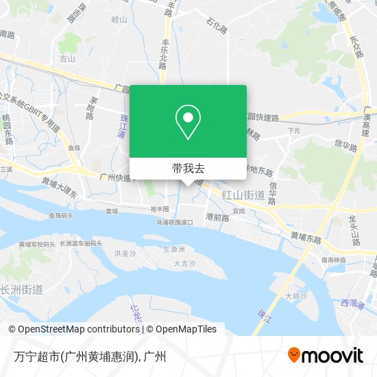 万宁超市(广州黄埔惠润)地图