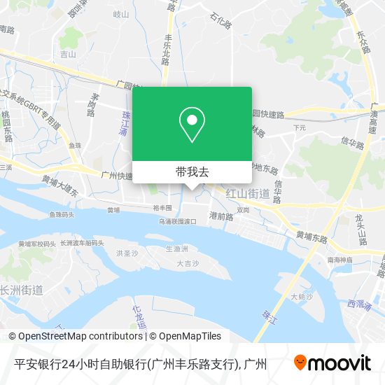 平安银行24小时自助银行(广州丰乐路支行)地图