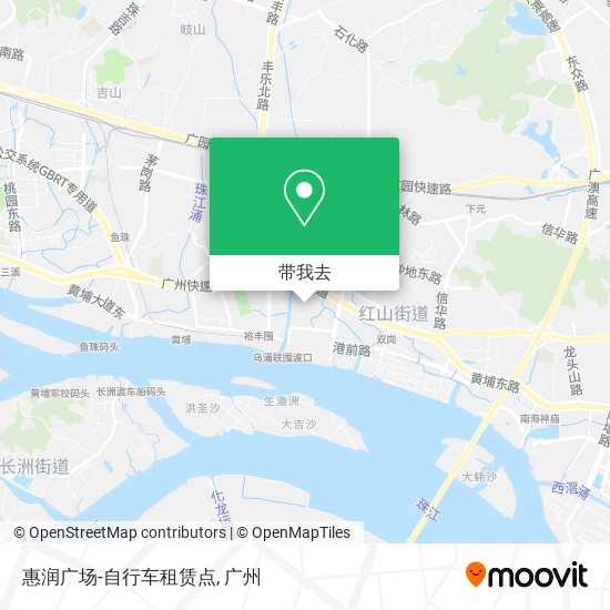 惠润广场-自行车租赁点地图