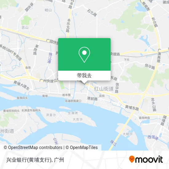 兴业银行(黄埔支行)地图