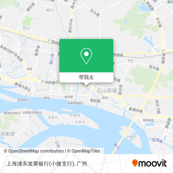 上海浦东发展银行(小微支行)地图
