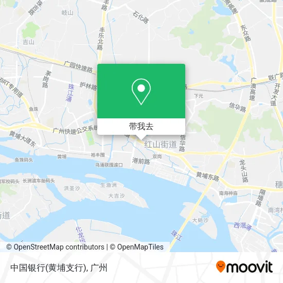 中国银行(黄埔支行)地图