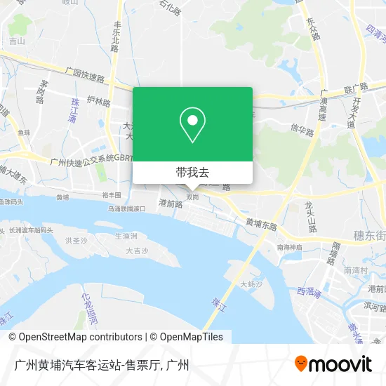 广州黄埔汽车客运站-售票厅地图